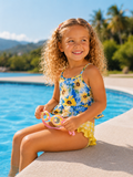 Sunflower Tankini Swimsuit Set