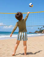 Boys’ Long Sleeve Rash Guard Swim Set