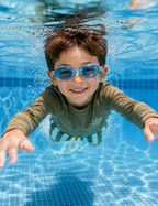 Boys’ Long Sleeve Rash Guard Swim Set